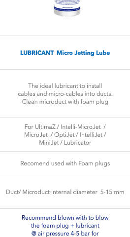 LUBRICANT Micro Jetting Lube
